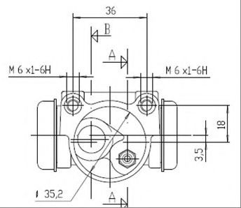 Cilindru receptor frana