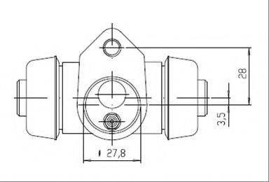 Cilindru receptor frana