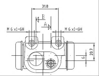 Cilindru receptor frana