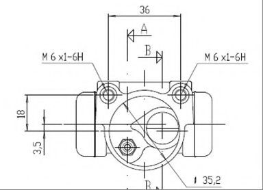 Cilindru receptor frana