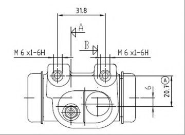 Cilindru receptor frana