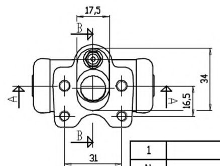 Cilindru receptor frana