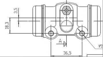 Cilindru receptor frana