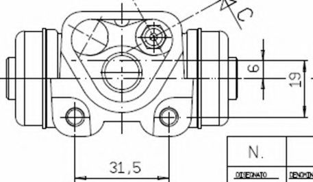 Cilindru receptor frana