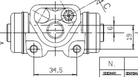 Cilindru receptor frana