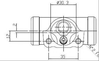Cilindru receptor frana