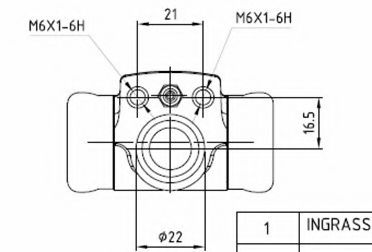 Cilindru receptor frana