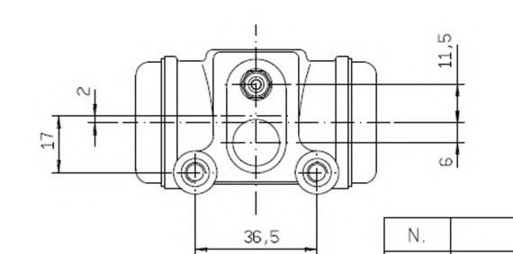 Cilindru receptor frana