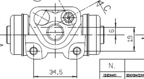 Cilindru receptor frana