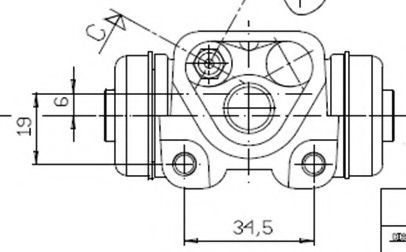 Cilindru receptor frana