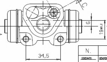 Cilindru receptor frana