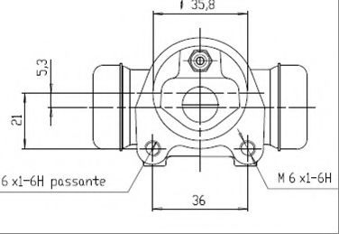 Cilindru receptor frana