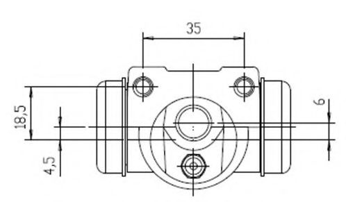 Cilindru receptor frana