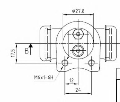 Cilindru receptor frana