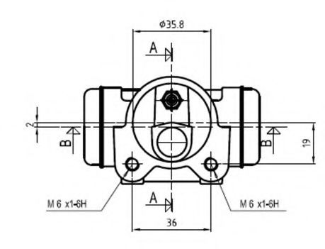 Cilindru receptor frana