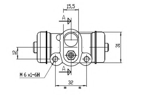 Cilindru receptor frana