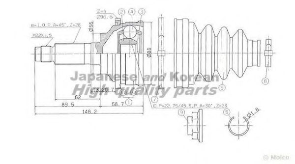 Set articulatie, planetara