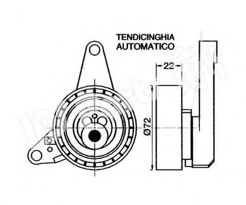 Mecanism tensionare, curea distributie