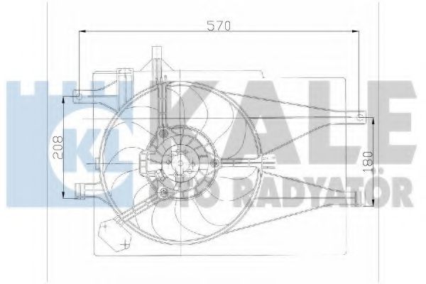 Ventilator, radiator