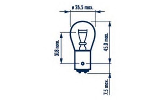 Bec, lampa frana