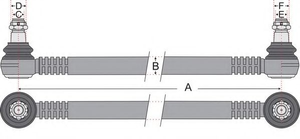 Brat/bieleta suspensie, stabilizator