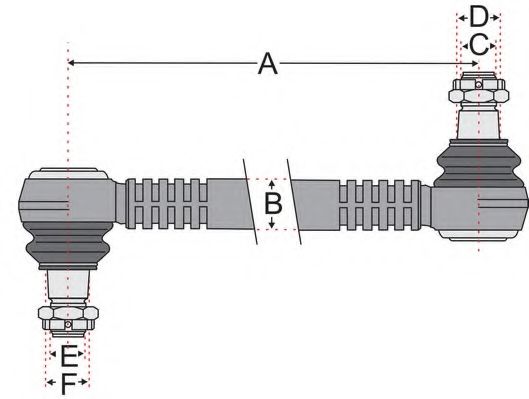 Brat/bieleta suspensie, stabilizator