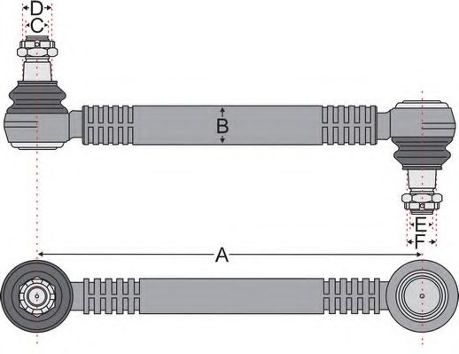 Brat/bieleta suspensie, stabilizator