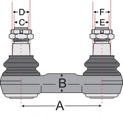 Brat/bieleta suspensie, stabilizator