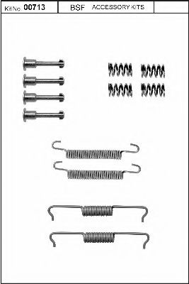 set accesorii, saboti frana parcare