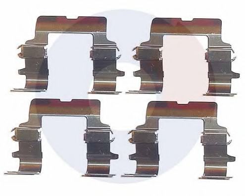 Set accesorii, placute frana