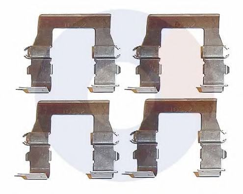 Set accesorii, placute frana
