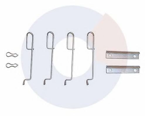 Set accesorii, placute frana