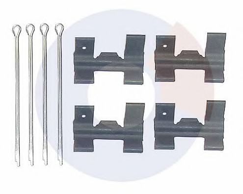 Set accesorii, placute frana