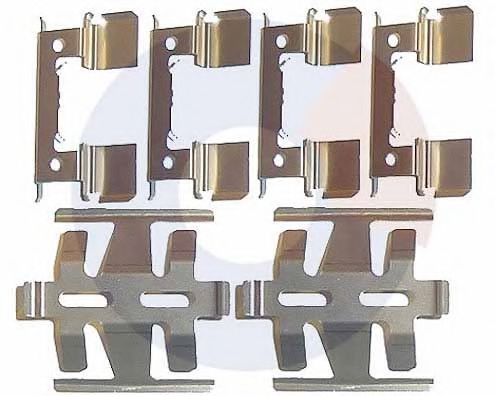 Set accesorii, placute frana