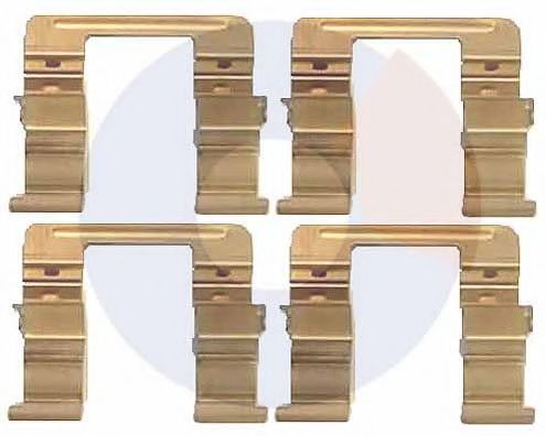 Set accesorii, placute frana