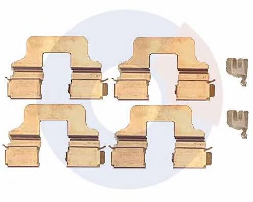 Set accesorii, placute frana