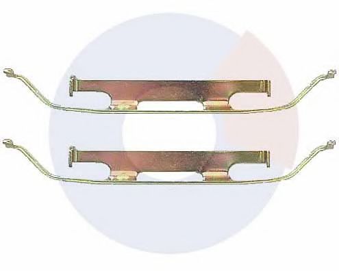 Set accesorii, placute frana