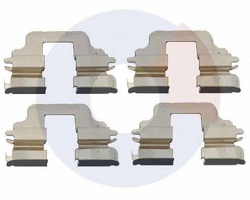 Set accesorii, placute frana