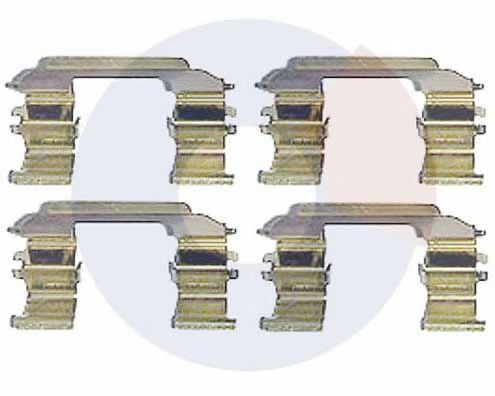 Set accesorii, placute frana