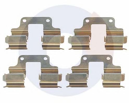 Set accesorii, placute frana