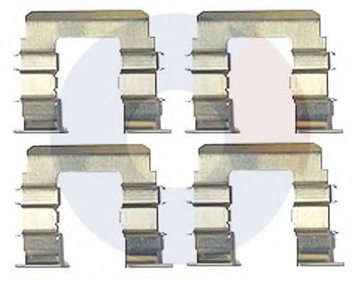 Set accesorii, placute frana