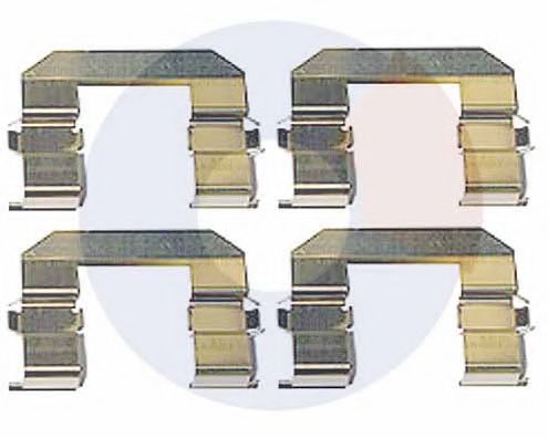 Set accesorii, placute frana