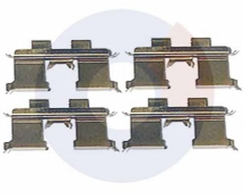 Set accesorii, placute frana