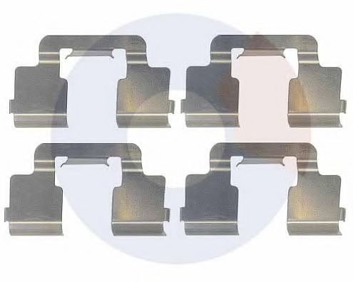 Set accesorii, placute frana