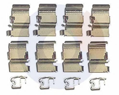 Set accesorii, placute frana