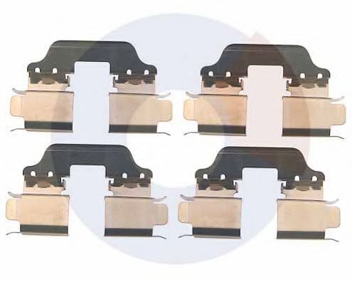 Set accesorii, placute frana