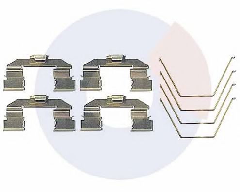 Set accesorii, placute frana