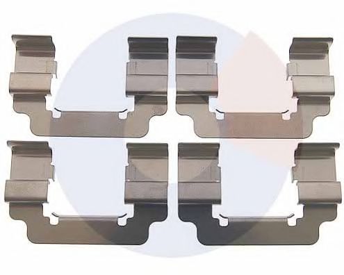 Set accesorii, placute frana