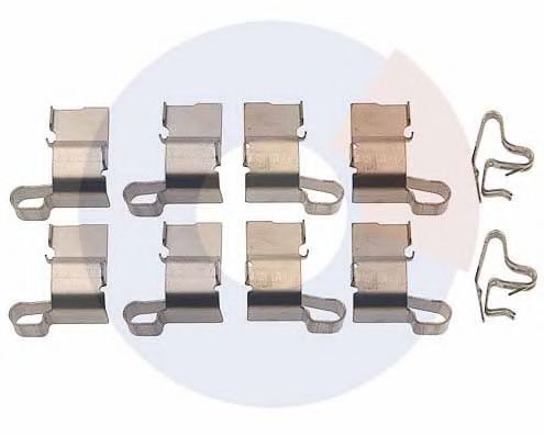 Set accesorii, placute frana