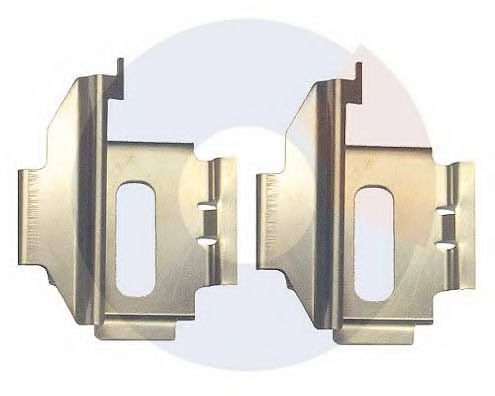 Set accesorii, placute frana
